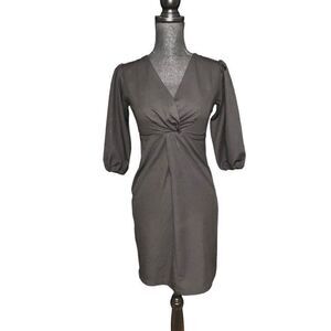 Lea & Viola Surplice Sheath Dress